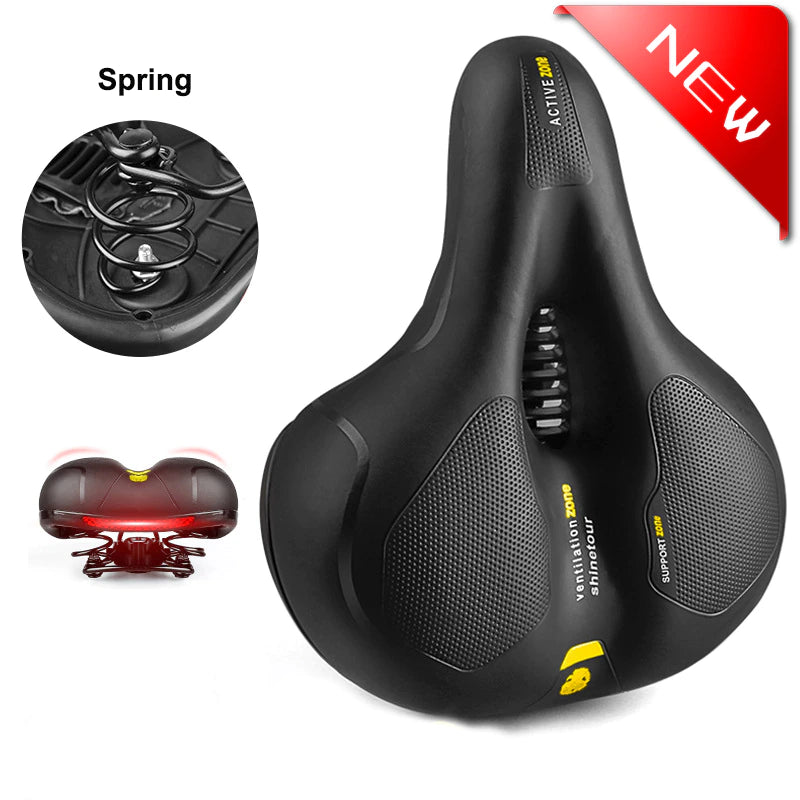 Bequemer, dick gepolsterter Sattel für Bike & Bike+.