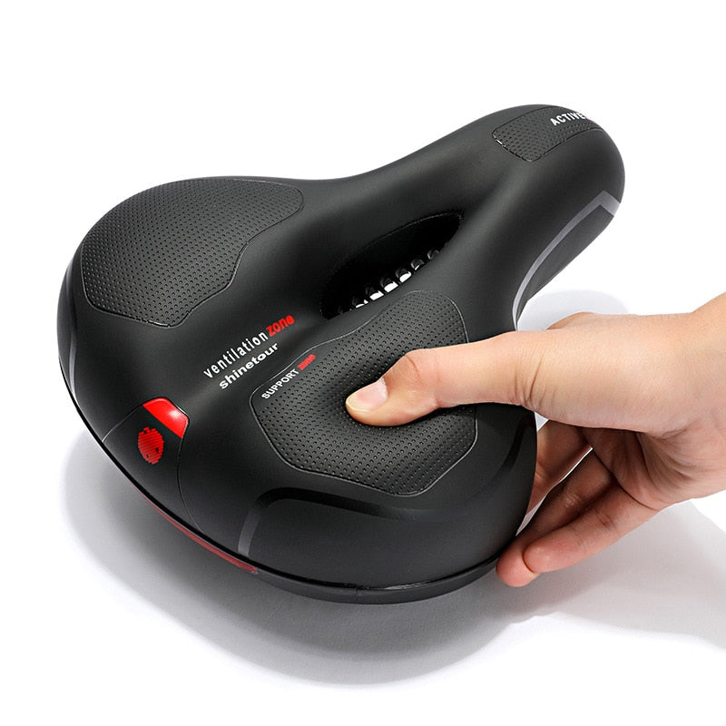 Bequemer, dick gepolsterter Sattel für Bike & Bike+.