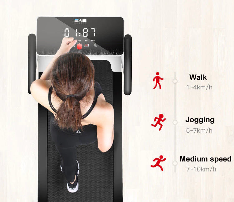 Mini faltbares Indoor-Heim-Fitness-Trainings-Laufbandgerät mit Digitalanzeige