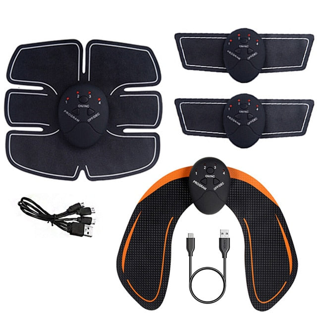 Home Fitness EMS Abdominal Abs Hip Muscle Stimulation Body Trainer