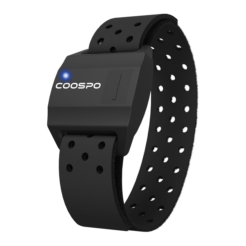 CooSpo Bluetooth &amp; ANT+ Garmin Wahoo &amp; Peloton kompatibles optisches Herzfrequenzmesser-Armband