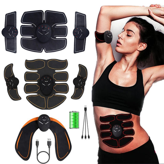 Home Fitness EMS Abdominal Abs Hip Muscle Stimulation Body Trainer